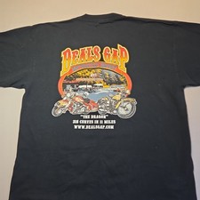 Deals Gap Motorcycle Resort T-Shirt XL Black Dragon 318 Curves Biker Graphic Tee