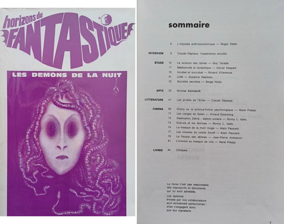lot 15 revues HORIZONS DU FANTASTIQUE - Editions Ekla - 1968 - 1974 - Photo 2/4