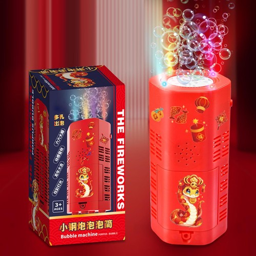 Portable Firework Bubble Machine, Automatic Bubble Machine for Kids - Foto 12 di 12