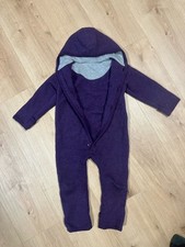 Disana Wollwalk-Overall, Blau, Gr 74/80, 100%Bio-Wolle
