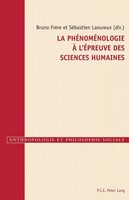Bruno FrèRe | La PhéNoméNologie à L'éPreuve Des Sciences Humaines | Taschenbuch