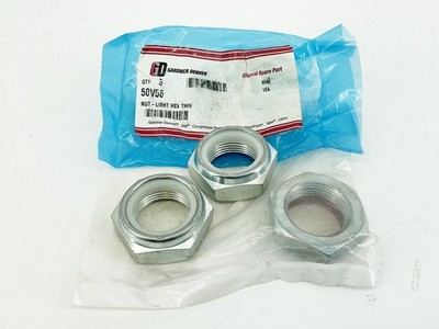 New Lot of 3 Gardner Denver 50V56 Light Hex Thin Nut