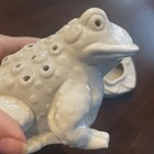 Vintage Porcelain Frog Incense Holder Rubel Taiwan 1978 — photo 8
