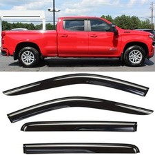 Window Visors Rain Guards for Chevrolet Silverado GMC Sierra 1500 Crew Cab ...