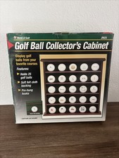World Of Golf Golf Ball Cabinet Holds 25 Golf Balls NEW NEVER OPENED