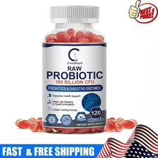 Digestive Enzymes w/ Prebiotic & Probiotics, Gas, Constipation & Bloating Relief