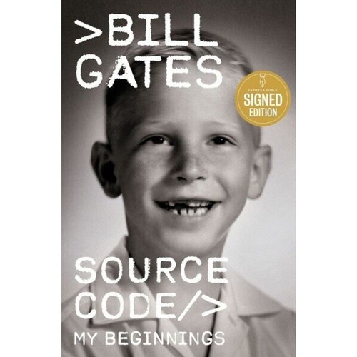 Bill Gates Source Code My Beginnings SIGNED HC Book AUTOGRAPHED Bill gates source code my beginnings signed hc book autographed