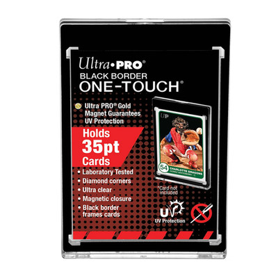 Ultra Pro: 35PT Black Border UV ONE-TOUCH Magnetic Holder