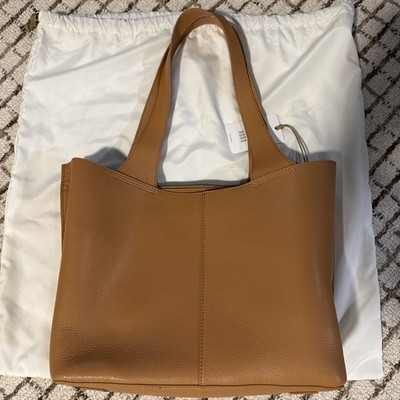 HOBO Vita Pebbled Leather Large Tote Cream