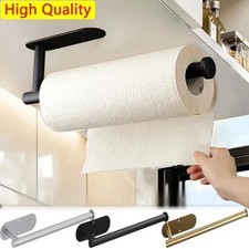 Kitchen Roll Paper Towel Holder Under Cabinet Self Adhesive and Wall Mounted UK.