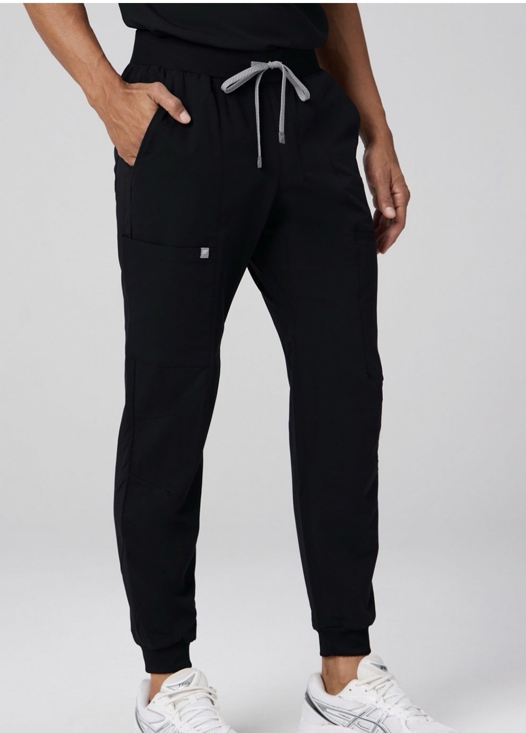 Fabletics Men’s All-Shift Scrub Jogger Pants Medium Tall 31” In Black NWT!