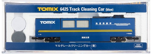 TOMIX N Gauge 6425 Multi-rail Cleaning Car Blue Railroad Model supplies - Picture 4 of 24