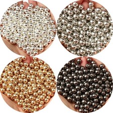 Round Smooth Bead Ball Spacer Beads Jewelry Making Findings 3/4/5/8/10mm12mm