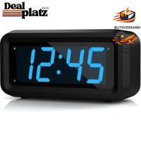 Digitaler Wecker Led Tischuhr Mit Snooze Und 3 Helligkeitsstufen