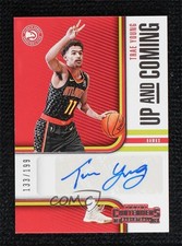 2018-19 Panini Contenders Up and Coming 133/199 Trae Young #UC-TYG Auto o8g