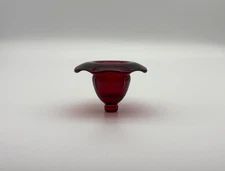 Carmen Cambridge Glass Insert for Farber Brothers Krome Kraft Candlestick