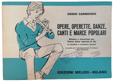 Operettenwerke Tänze Volkslieder und Märsche 30 Stücke für Blockflöte 1977