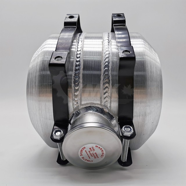 Fuel Tank 2 Gallon Center Fill Round Aluminum Gas Tank Outlet 1/4 NPT 8" x10" eBay