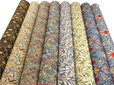 WILLIAM MORRIS GOBELIN STOFF Polster Kissen Vorhänge in 38 Designs
