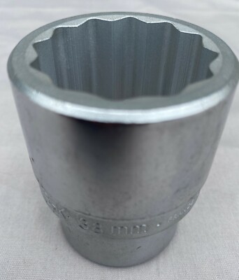 Brand New  Old Stock  S-K SK TOOLS 38mm 12 Point Socket ¾  Drive 48138