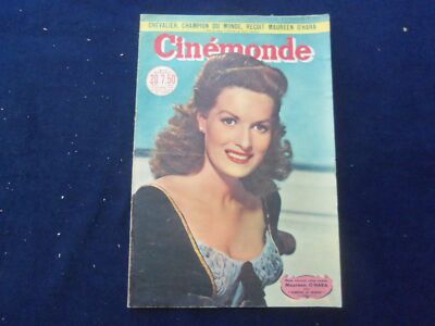 1948 OCT 19 CINEMONDE MAGAZINE - MAUREEN O'HARA COVER -BELGIUM EDITION- SP 4868B