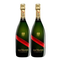 G.H. Mumm Champagner 2Er Set Cordon Rouge 0,75L (12% Vol)- [EnthäLt Sulfite]