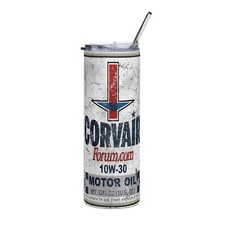 Corvair Oil Stainless Steel Tumbler Corvair Oil Stainless Steel Tumbler