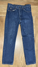 Levis 40509-0215 Orange Tab Jeans Men 34x36 Measures 33x31 Vintage 80s Denim