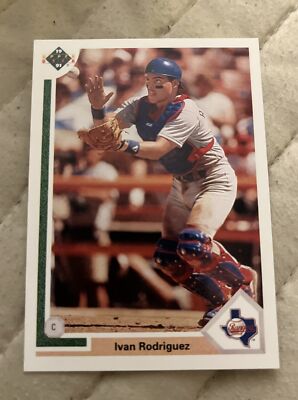 1991 Upper Deck Final Edition  55F Ivan Rodriguez  Rc Texas Rangers