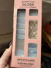 Dashing Diva Gloss Ultra Shine 32 Gel Nail Strips Palette Spiritual Journey