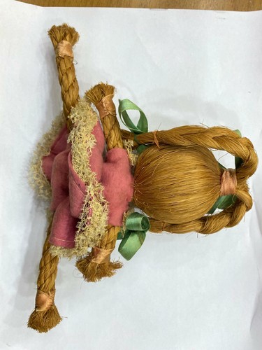 Vintage Doll Toy Folk Belarusian Straw Doll Hand Made Popular Souvenirs Art   - Picture 5 of 8