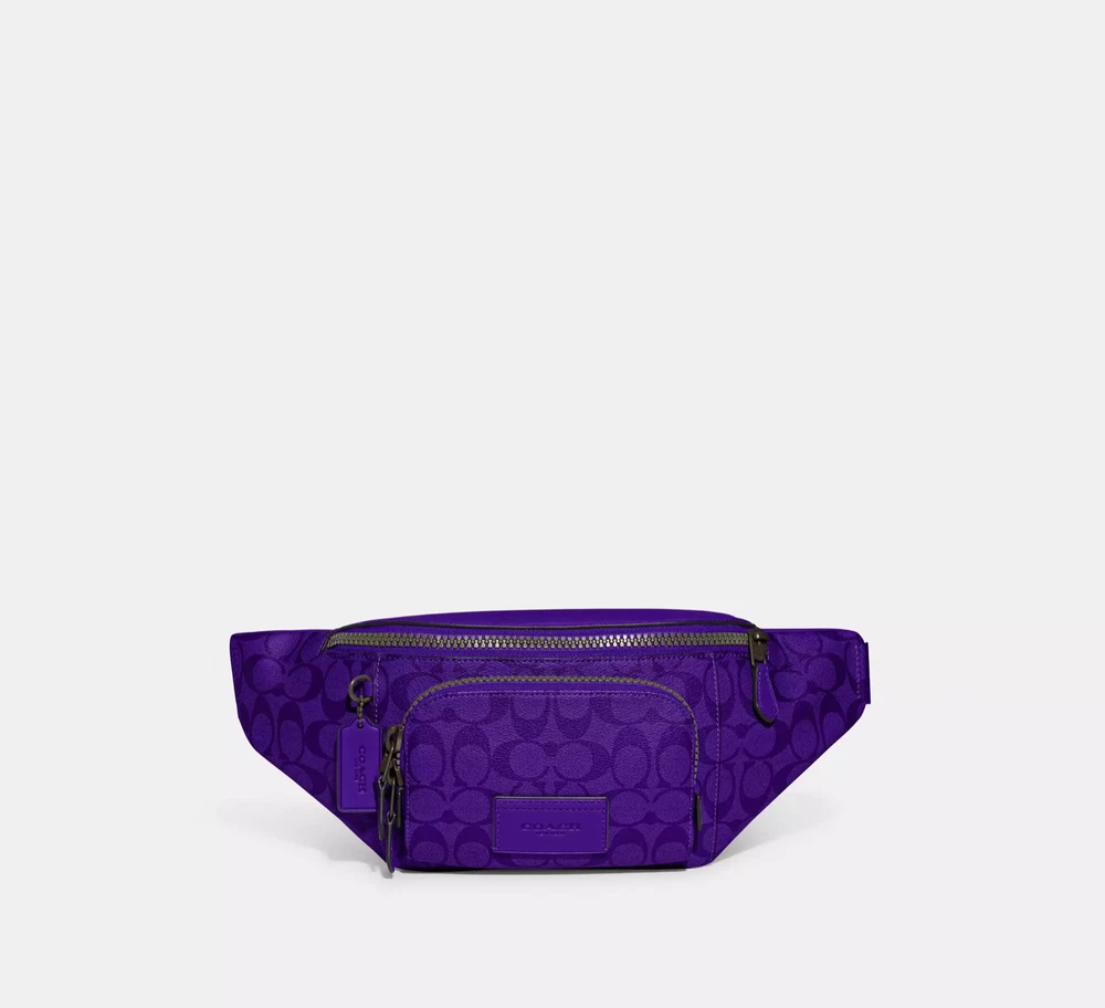 Coach Belt Bag In Signature Canvas Leather Crossbody/Fanny Pack
