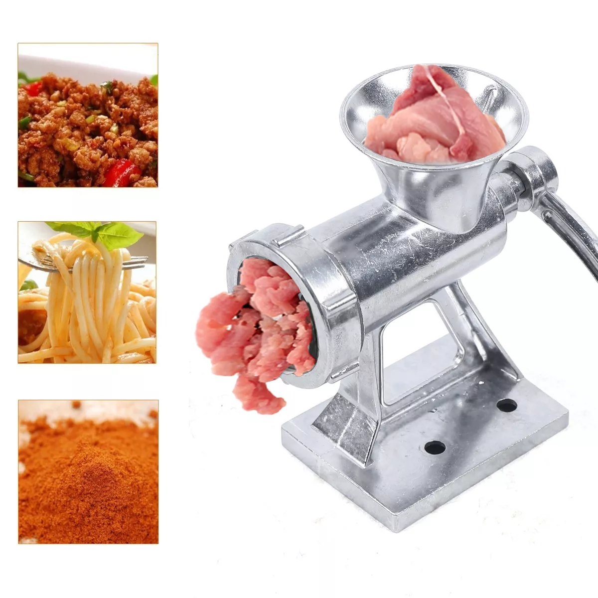 Small Manual Meat Grinder Mincer Cooking Machine Sausage Filling Crusher  Tool