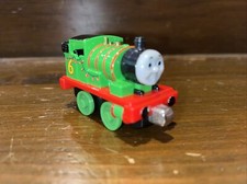 Thomas the Train Percy Christmas Light Diecast Metal Tank Engine Take Play Green