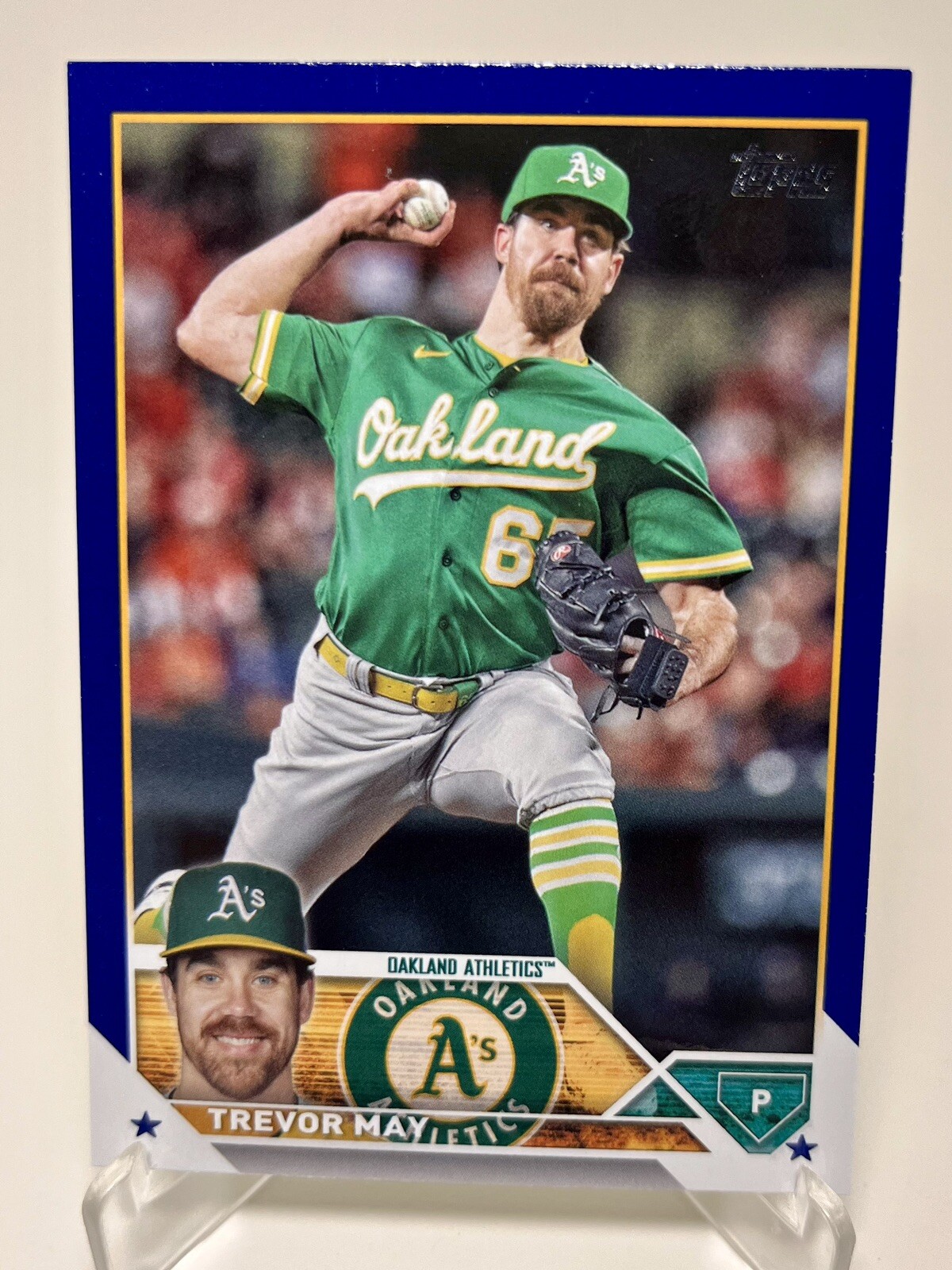 2023 Topps Update - Trevor May - ROYAL BLUE - #US86