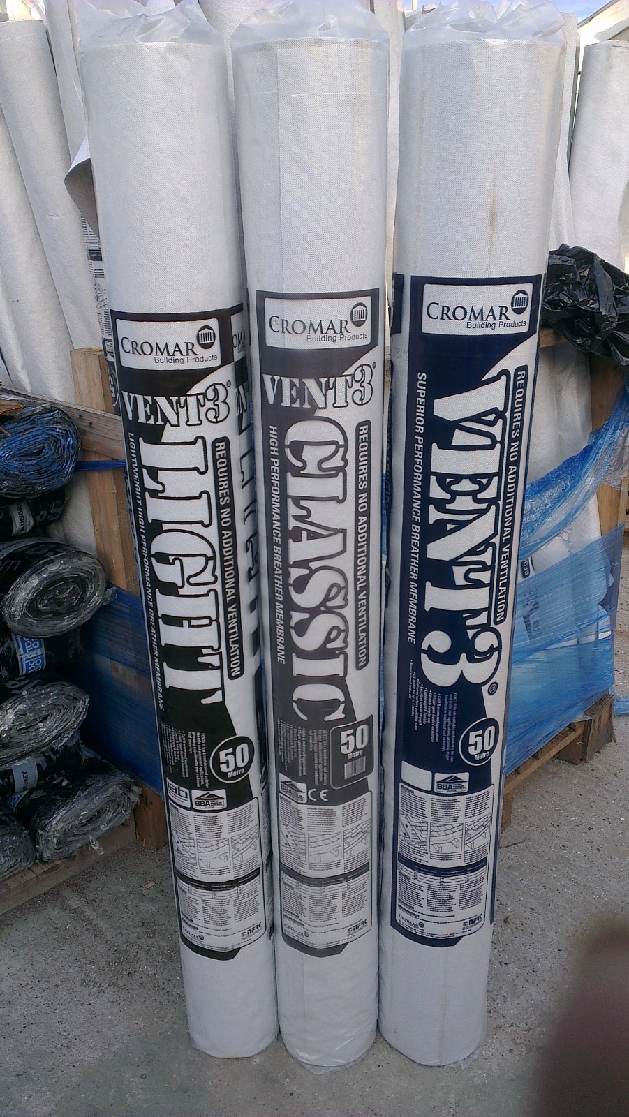 CROMAR Breathable Membrane 1.5m x 50m Roofing Roll Vent 3 ClassicTILE Felt eBay