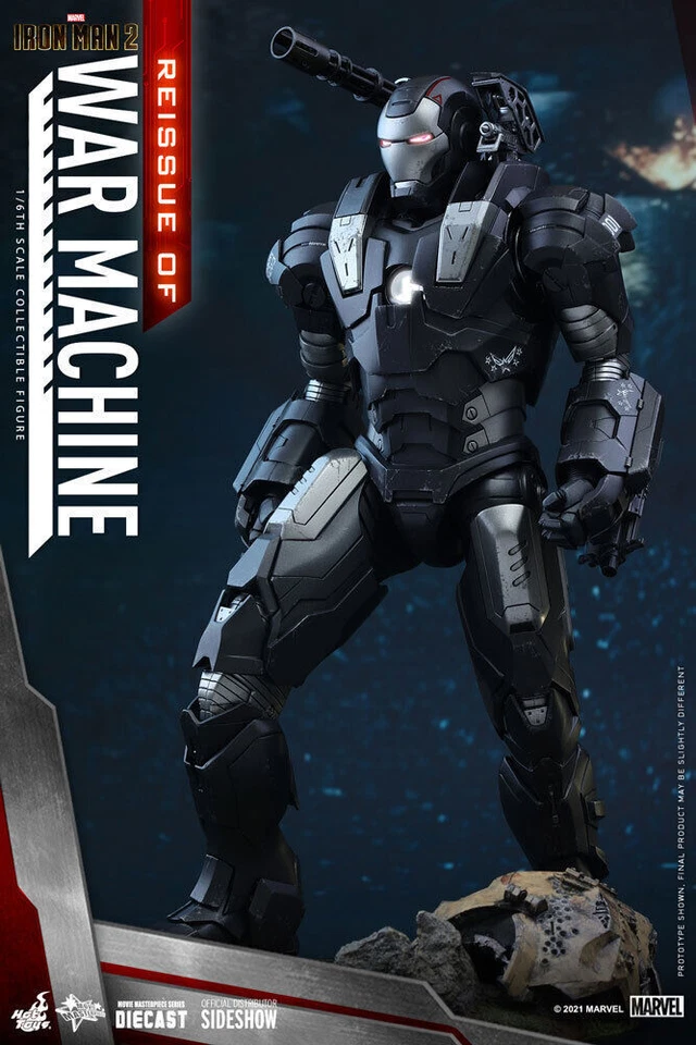 Hot Toys Iron Man 2 Máquina de Guerra Mark I Reedición Diecast 1/6 Figura Modelo Coleccionar Foto 3 de 4