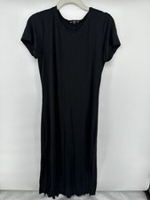 Express Shirt dress Midi size Small Black #B2