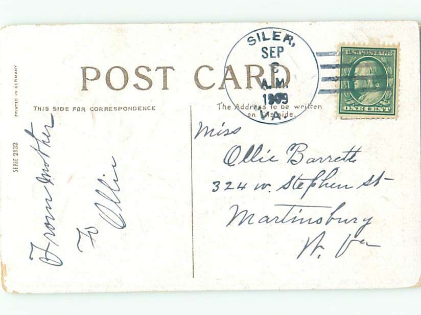 c1910 Beautiful Large PINK FLOWERS IN ANTIQUE DECORATED VASE 60.000