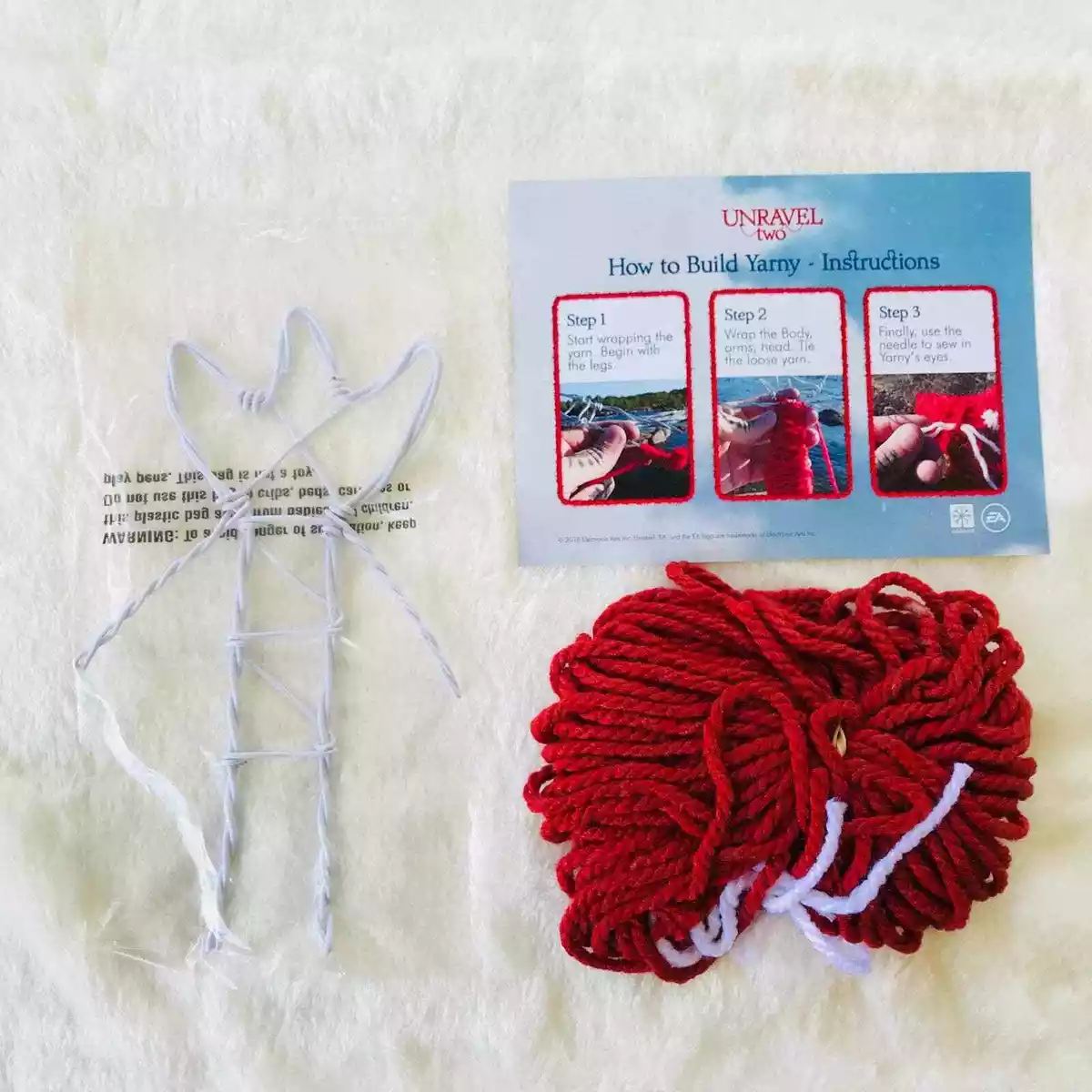 E3 2018 Unravel Two Build Yarny Kit EA PLAY Red