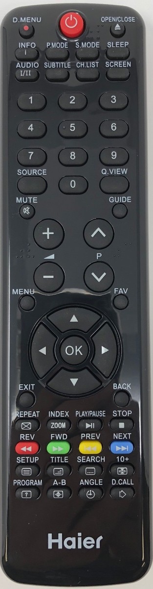 Telecomando Originale Sostitutivo Per TV Haier Modello HTR-D06A - Nessuna Programmazione Richiesta, Pronto All'Uso - 4