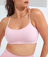 Image of Ladies Women TriDri Seamless 3D Fit Flex Sport Bra Girls Outdoor Look Bra