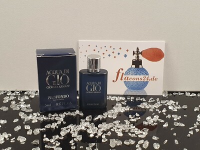 Giorgio Armani Gio Profondo EDP 5ml Miniatur - Parfumminiaturen bei flacons24