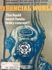 Financial World Magazine Vtg 1974 Rare Ads Dow Xerox Edson Gould Baby NL