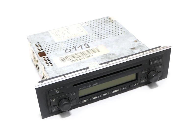 Audi A4 8E B6 Radio CD Player Original concert 8E0035186J mit Code - Bild 4 von 4