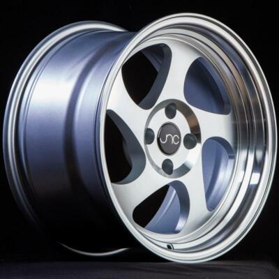JNC 034 Silver Machined Face 16x9 4x100 +20 Wheel/Rim | eBay