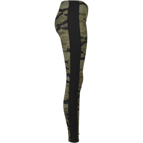 Urban Classics Ladies Camo Stripe Leggings Damen Sporthose Camouflage Mesh  - Bild 16 von 30