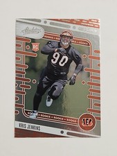 2024 Absolute Football #149 Kris Jekins RC Orange Foil Mega Box Parallel Bengals