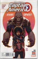 CAPTAIN AMERICA Sam Wilson #3 Falcon 1st App Joaquin Torres 2016