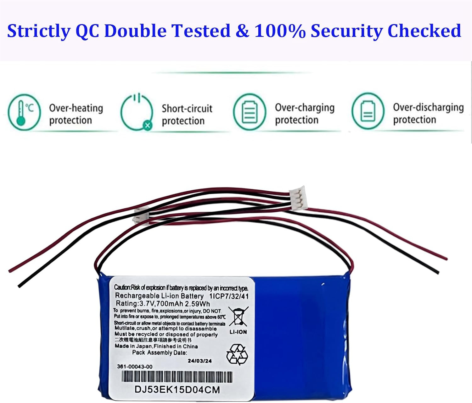 Batteria Ricambio Garmin Edge 520/820 - 700mAh - Risolvi Problemi Carica - 2